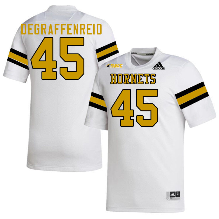 Alabama State Hornets #45 Grant DeGraffenreid College Football Jerseys Stitched Sale-White